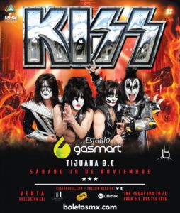 kiss en tijuana 2016